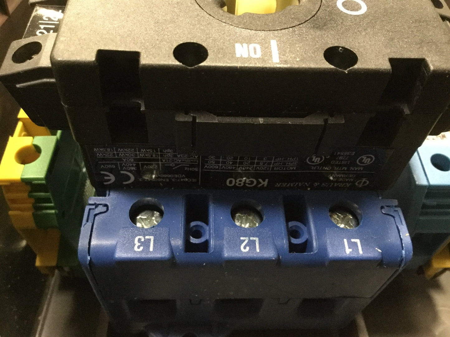 Used Pass & Seymour PS60-FSS Fused Safety Switch, Voltage: 600VAC, Current: 60A