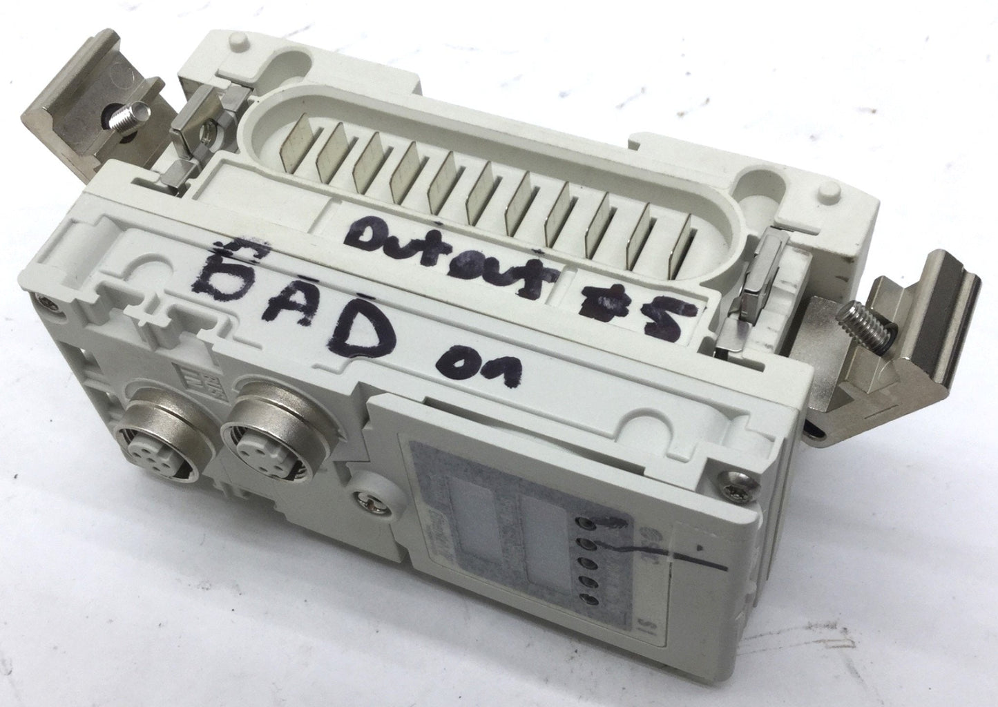 For Parts SMC EX600-SEN1 EtherNet SI Unit, Voltage: 24VDC, Used, Untested, For Parts