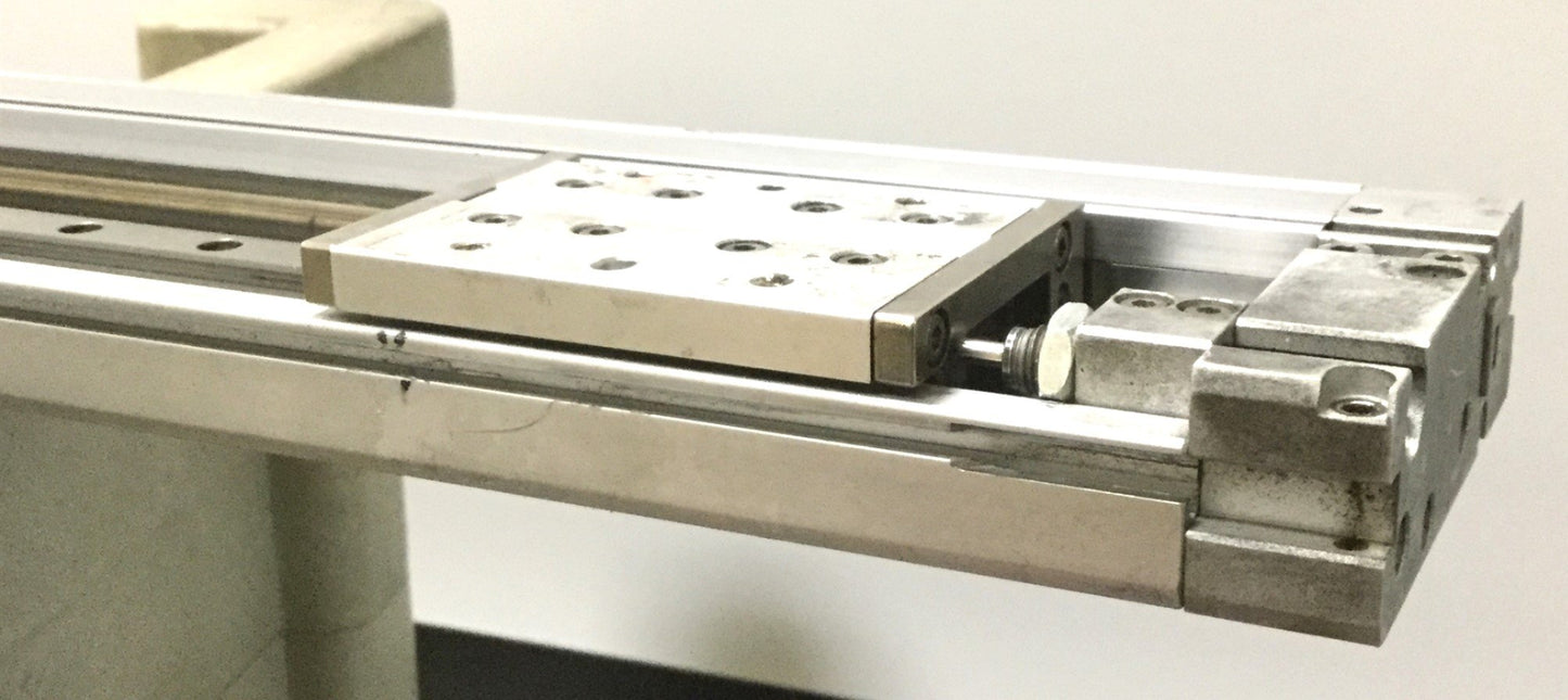 Used SMC MY2H16G-1000L-XB11 Pneumatic Rodless Guided Cylinder 16mm Bore 1000mm Stroke