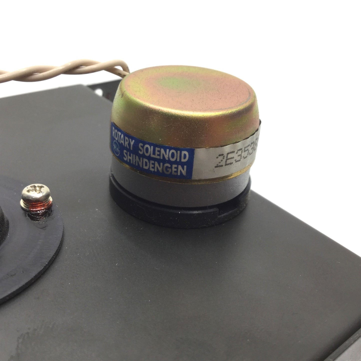 Used Laser Shutter For LW100 YAG Laser ID: 5/8" Rotary Solenoid Shindengen 2E35385RL