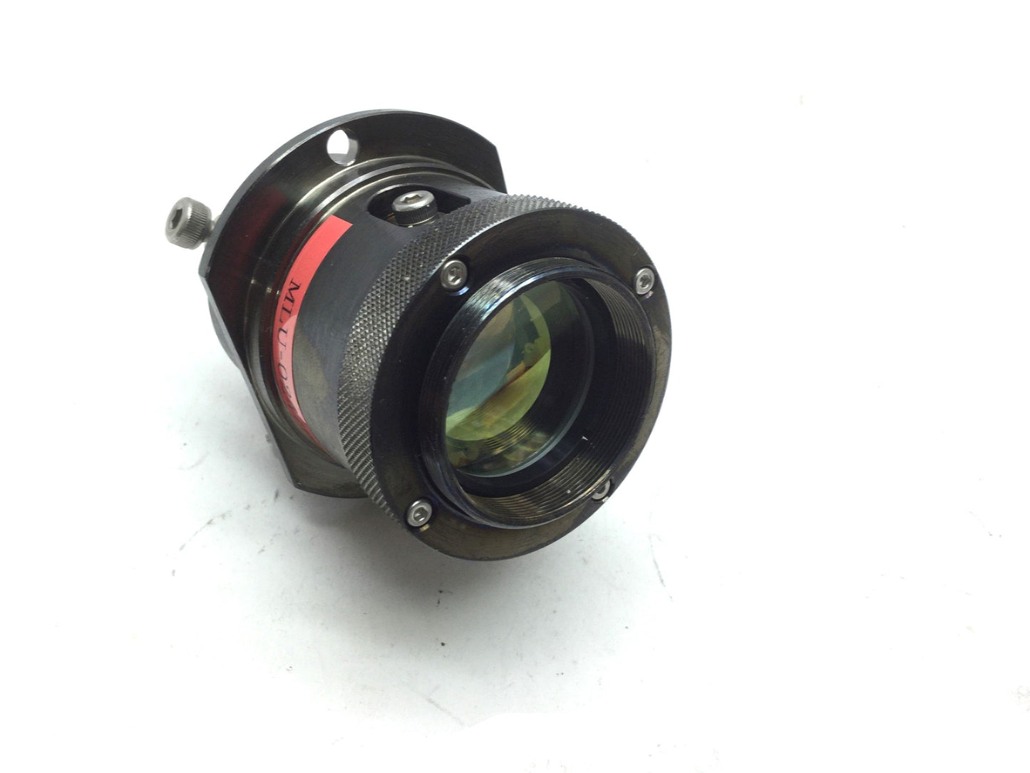 Used Unitek Miyachi MLU-0247B Fiber Coupling Lens Collimator YAG 100W 1064 Nanometers