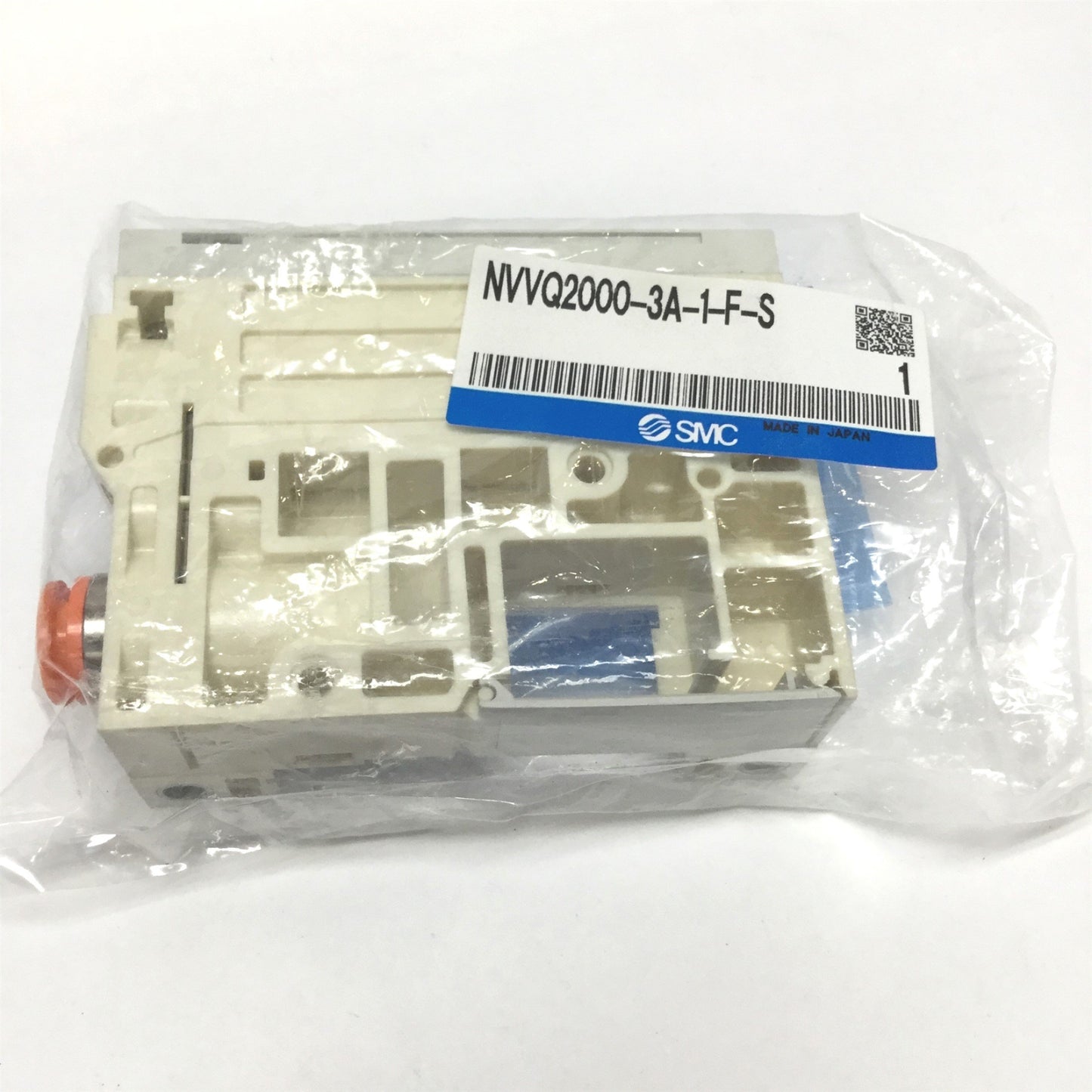 New SMC NVVQ2000-3A-1-F-S Valve Plug-In Manifold D Side End Plate Assembly, 5-Port