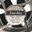 Used Sanyo Denki San Ace 109S025 120mm Aluminum Component Fan, 230V, 2700-3100 RPM
