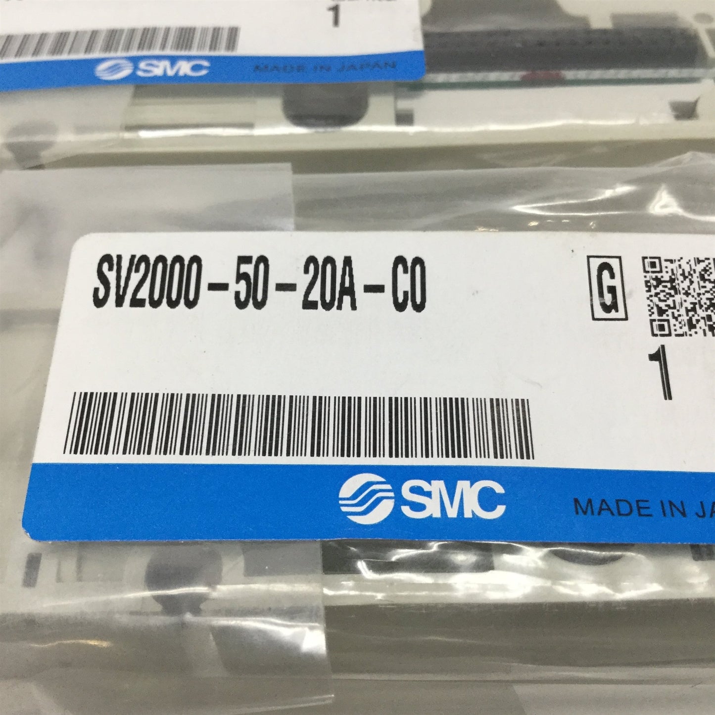 New Lot of 3 SMC SV2000-50-20A-C0 Stacking Tie-Rod Manifold Block Valve Sub Plates