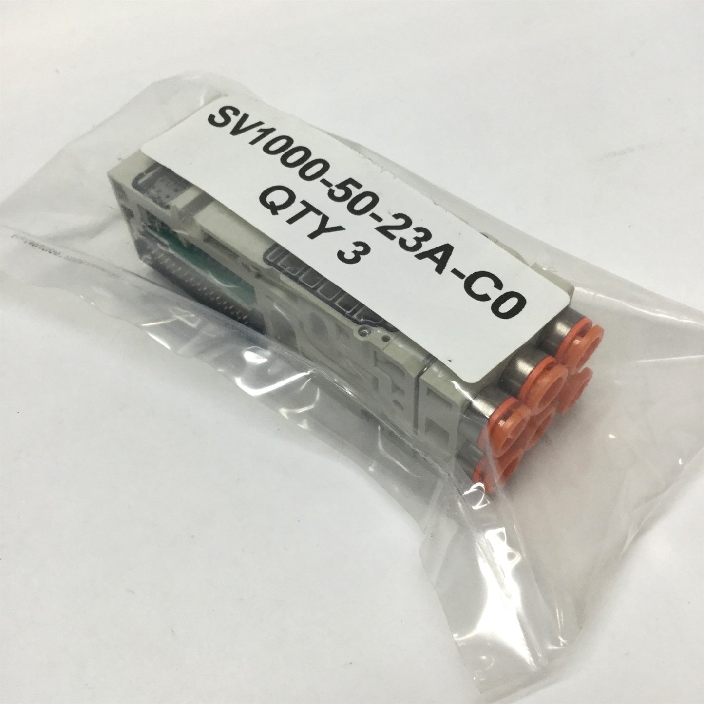 New Lot of 3 SMC SV1000-50-23A-N7 Valve Manifold Block Cassette Sub Plates, 1/4"