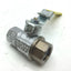 Used Apollo Chrome Plated Brass Ball Valve 1/2" NPT Locking Handle PN30W-MOP5