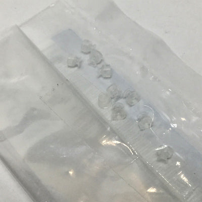 New Lot of 10 SMC ZP3-02US Flat Compact Vacuum Pads, 2mm Diameter, Silicone Rubber