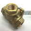 New Rubinetterie Bresciane Ball Valve T 1/2" NPT CW617N Brass