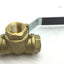 New Rubinetterie Bresciane Ball Valve T 1/2" NPT CW617N Brass