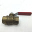 Used Lot of 3 Mueller Ball Valves Brass 2x 1/2" NPT, 1x 1" NPT