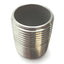 Used Lot of 3 Stainless Steel Adapter Fitting, 1" NPT Male to Male