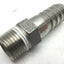 Used Lot of 3 Banjo Barb Fittings 1/2" MNPT to 3/4" Barb 316 Stainless Steel