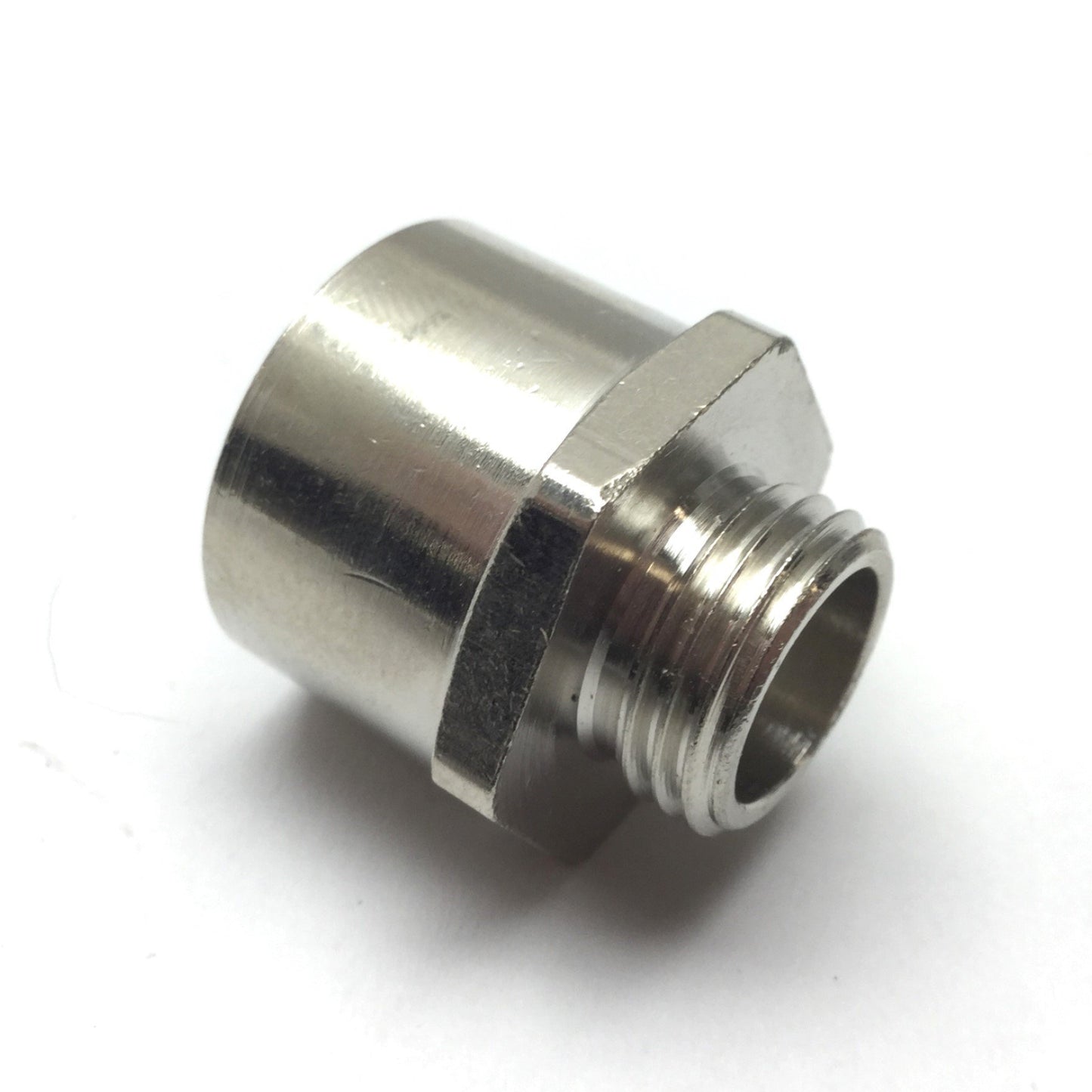 Used Lot of 7 Stainless Steel Adapter Fitting, 1/2" NPT Female to 3/8" O-Ring Boss