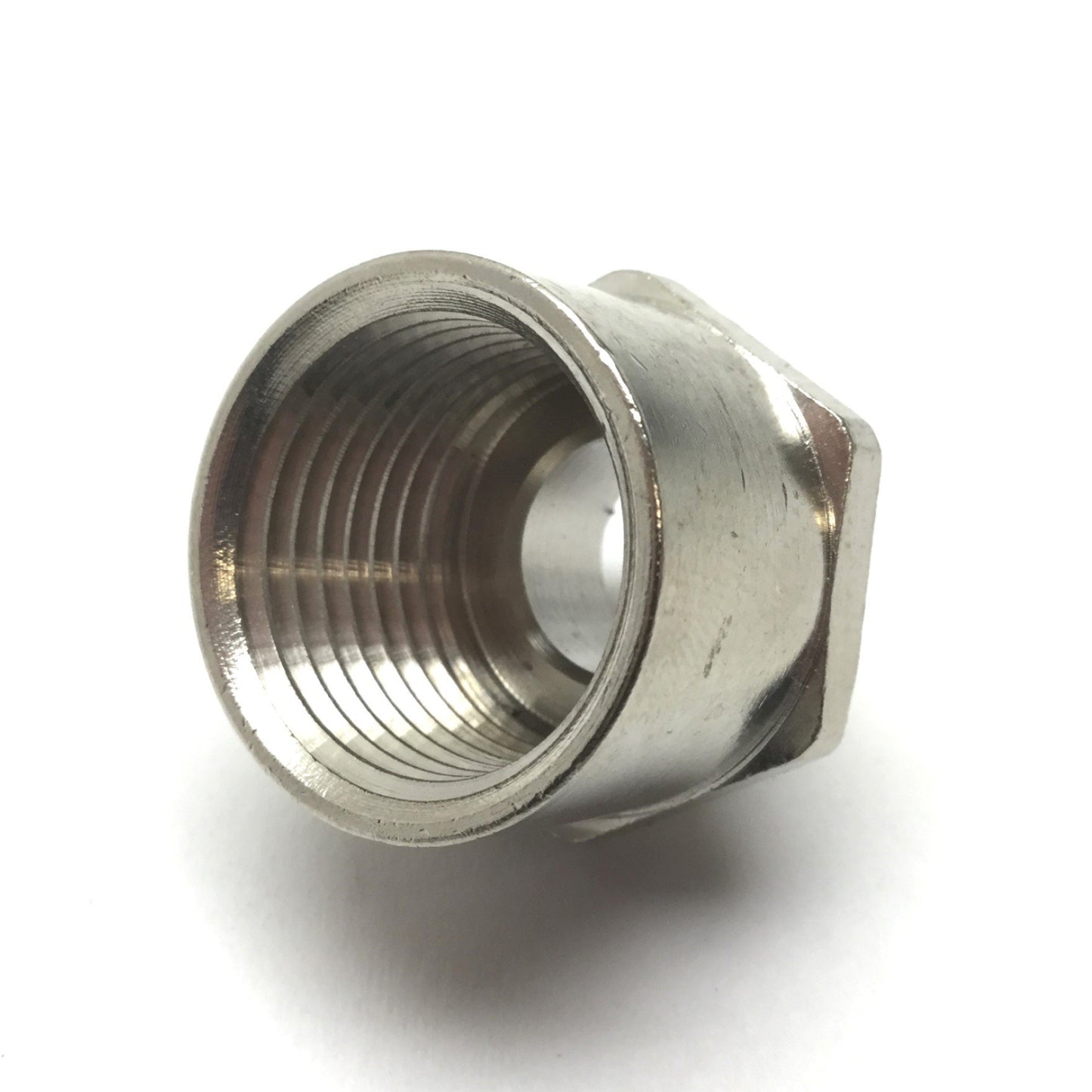 Used Lot of 7 Stainless Steel Adapter Fitting, 1/2" NPT Female to 3/8" O-Ring Boss