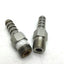 Used Lot of Barb Fittings 1/8" MNPT to 1/4" Barb 2x Steel 3x Brass