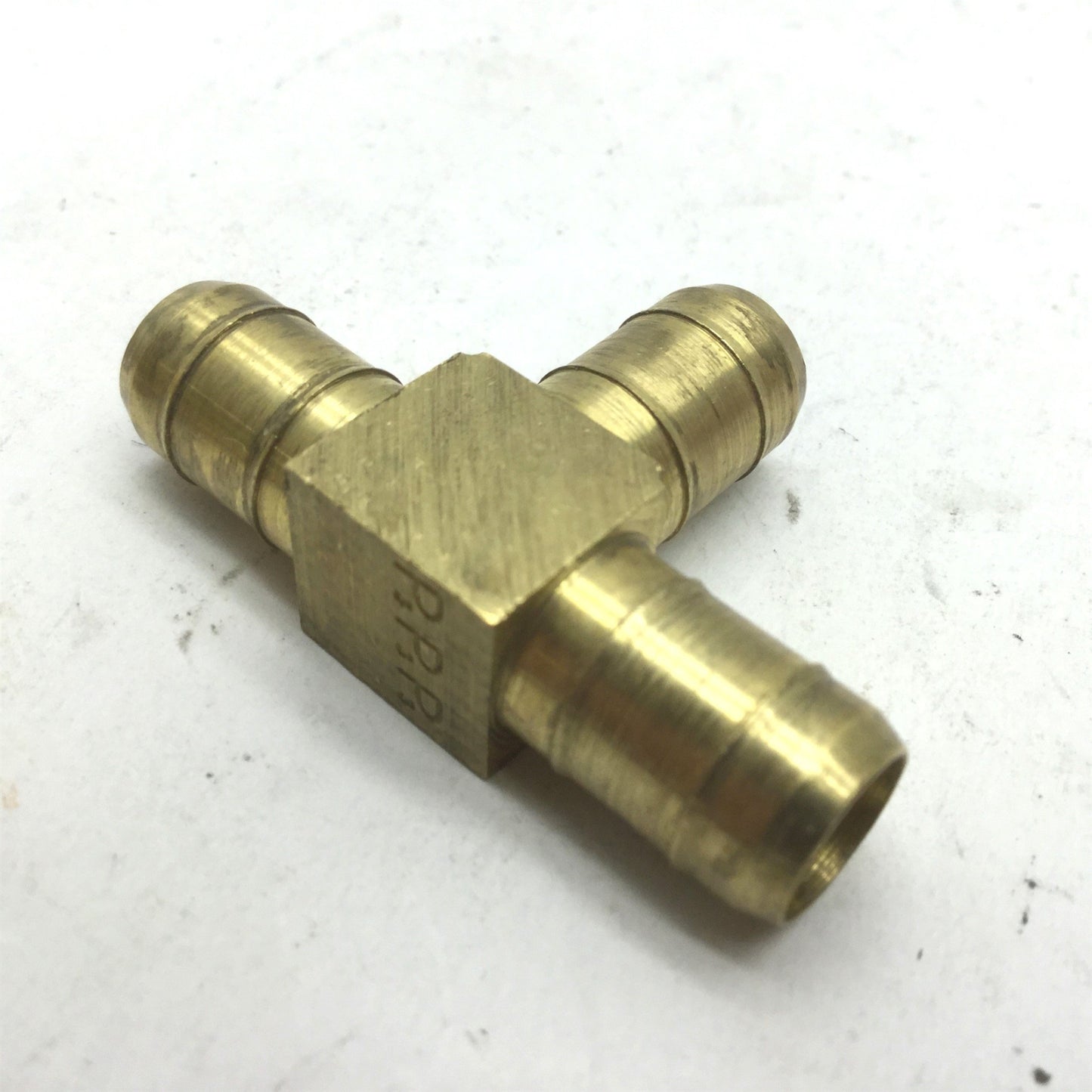 Used Lot of 9 Barb T Fittings 3/8" Tee Dash 6