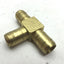 Used Lot of 9 Barb T Fittings 3/8" Tee Dash 6