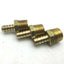 Used Lot of 3 Barb Fittings 1/2" MNPT to 3/8" Barb Brass