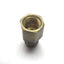 Used Lot of 5 Brass Adapter Pipe Fitting, 1/8" NPT Male to Female