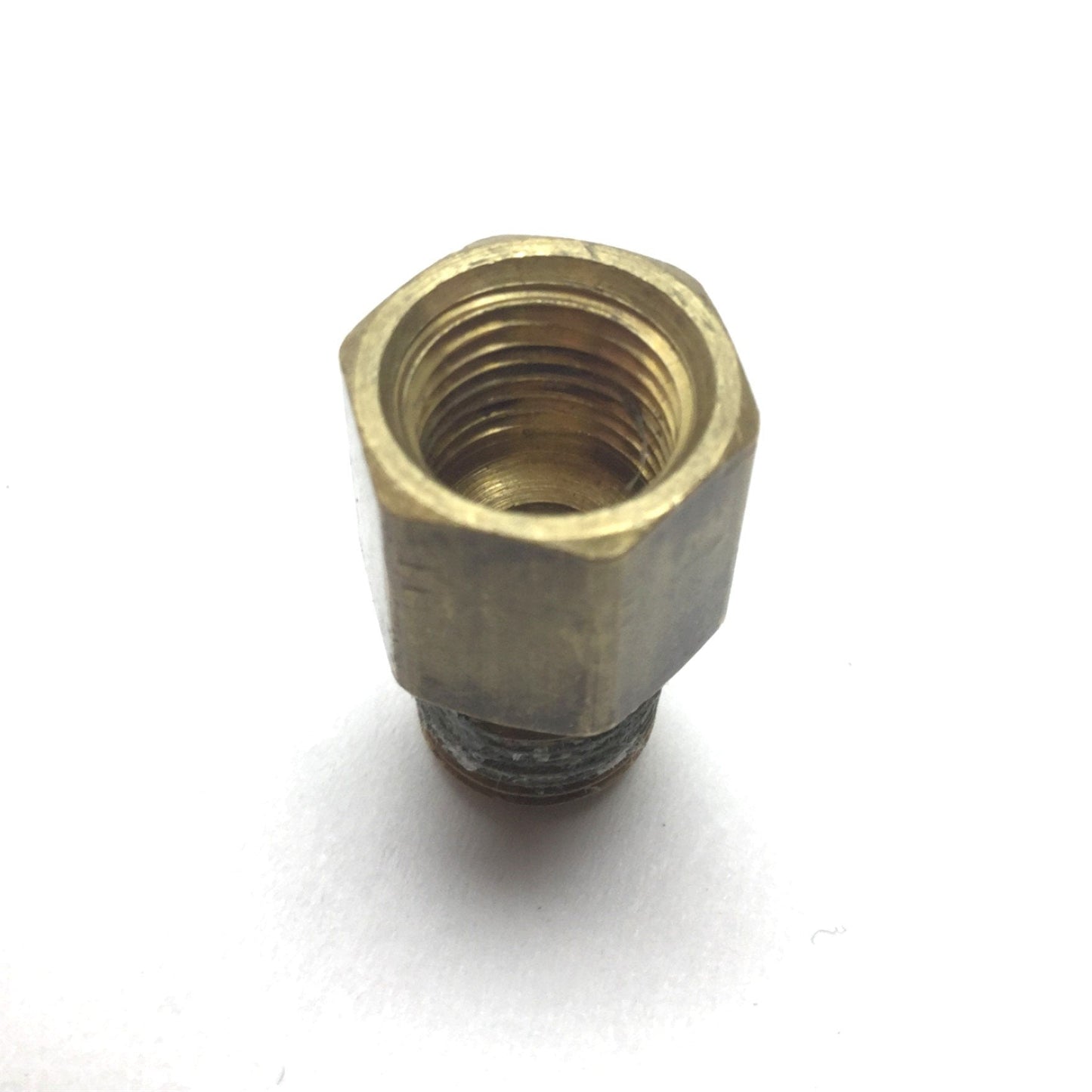 Used Lot of 5 Brass Adapter Pipe Fitting, 1/8" NPT Male to Female