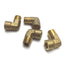 Used Lot of 4 Brass Adapter Pipe Fitting, 1/4" NPT Male to 1/4-4 SAE ORB Female