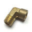 Used Lot of 4 Brass Adapter Pipe Fitting, 1/4" NPT Male to 1/4-4 SAE ORB Female