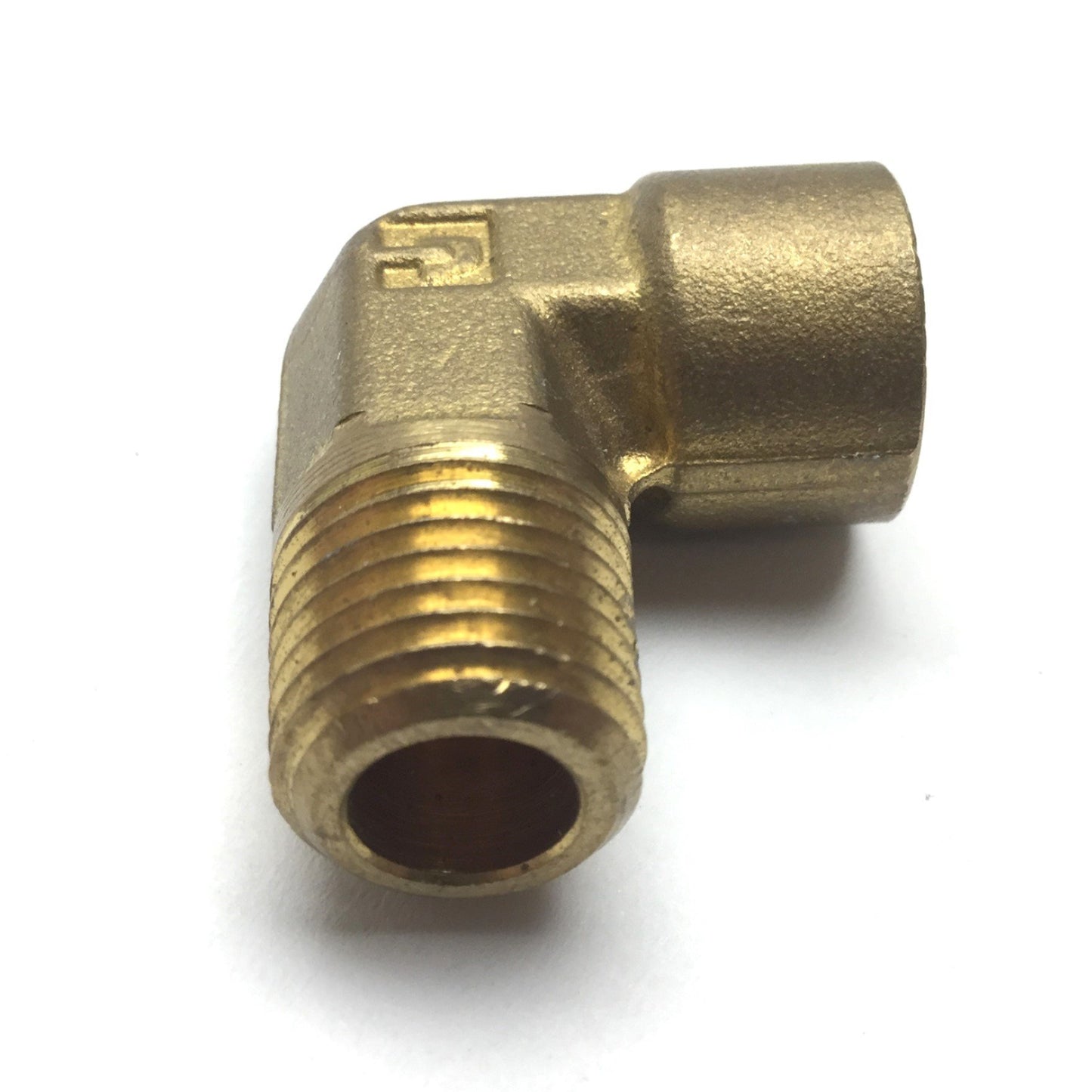 Used Lot of 4 Brass Adapter Pipe Fitting, 1/4" NPT Male to 1/4-4 SAE ORB Female