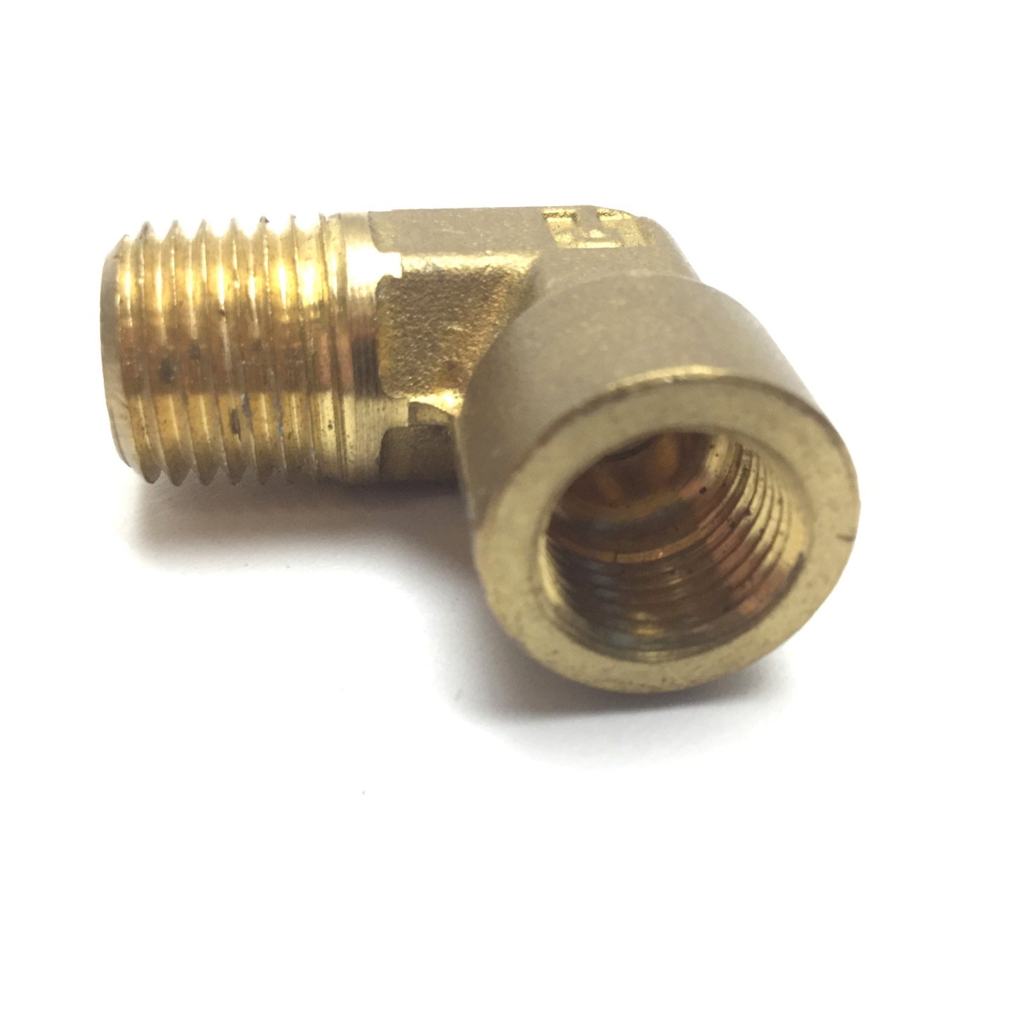 Used Lot of 4 Brass Adapter Pipe Fitting, 1/4" NPT Male to 1/4-4 SAE ORB Female