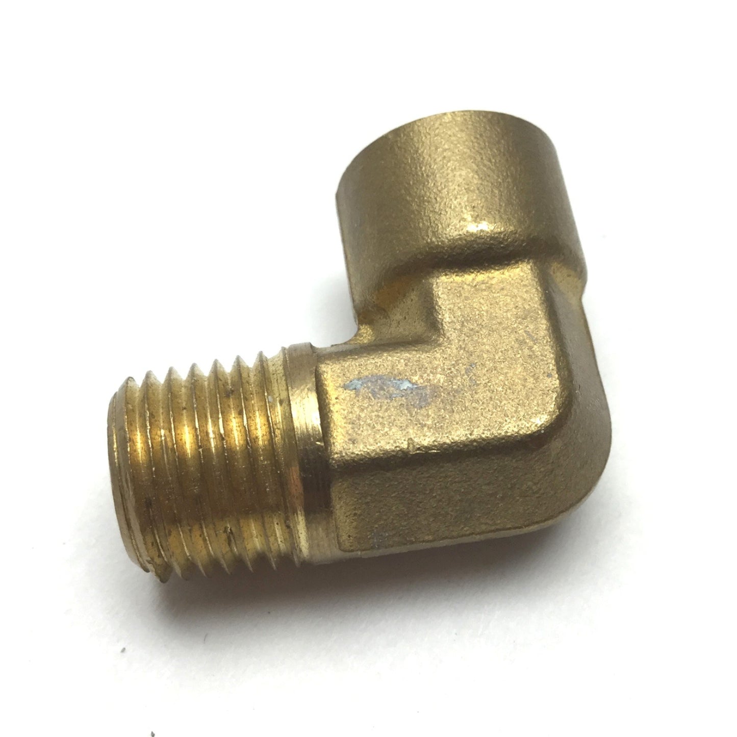 Used Lot of 4 Brass Adapter Pipe Fitting, 1/4" NPT Male to 1/4-4 SAE ORB Female
