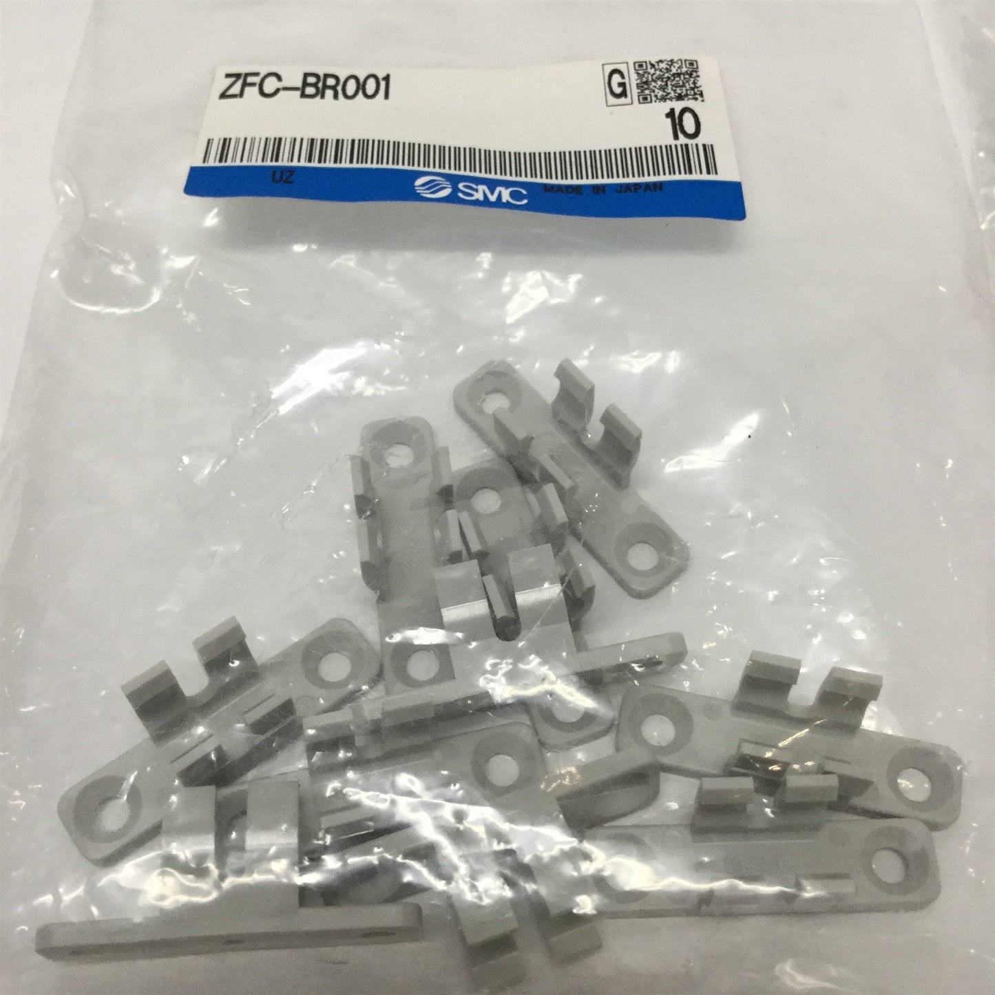 New Lot of 10 ZFC3B In-Line Air Filters 5µm, One-Touch 5/32", 10L/min w/ Brackets