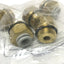 New Lot of 5 SMC KQ2H10-G04 Pneumatic Male Connector Brass Air Fitting G 1/2 x 10mm