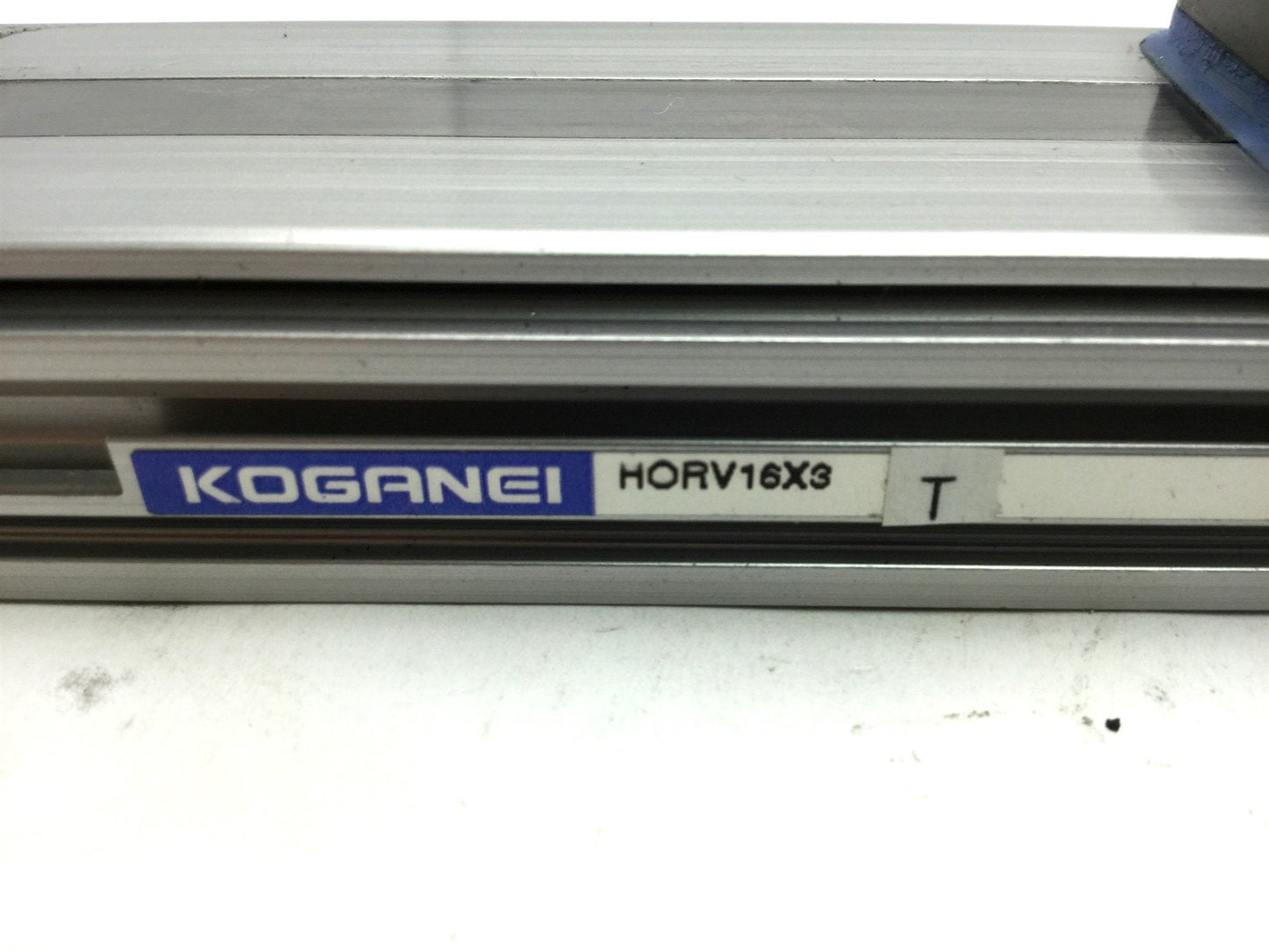 Used Koganei HORV16x3 Linear Actuator, Bore: 16mm, Travel: 3", Ports: 10-32UNF
