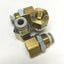 New – Open box Lot of 4 SMC KQ2E06-01 Bulkhead Connector One-Touch Fittings 6mm Tube, Rc 1/8