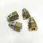 New – Open box Lot of 4 SMC KQ2E06-01 Bulkhead Connector One-Touch Fittings 6mm Tube, Rc 1/8