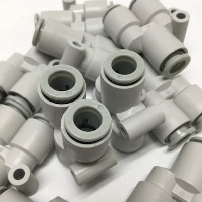New – Open box Lot of 12 SMC KQ2U08-00 One-Touch Branch Y Union Split Connector Fittings 8mm