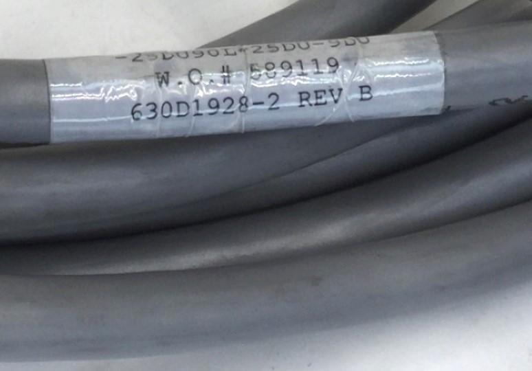 Used Aerotech 630D1928-2 Configured Brushless Motor Feedback Cable, Rev B, Length 17'