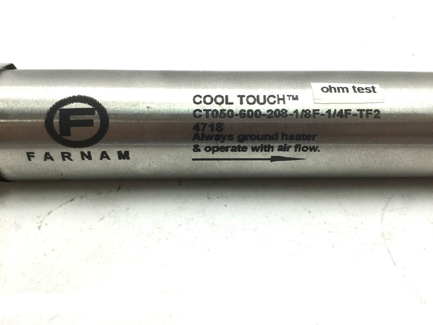 Used Farnam CT050-600-208-1/8F-1/4F-TF2 Cool Touch Heat Torch, 208V, Wattage: 600W