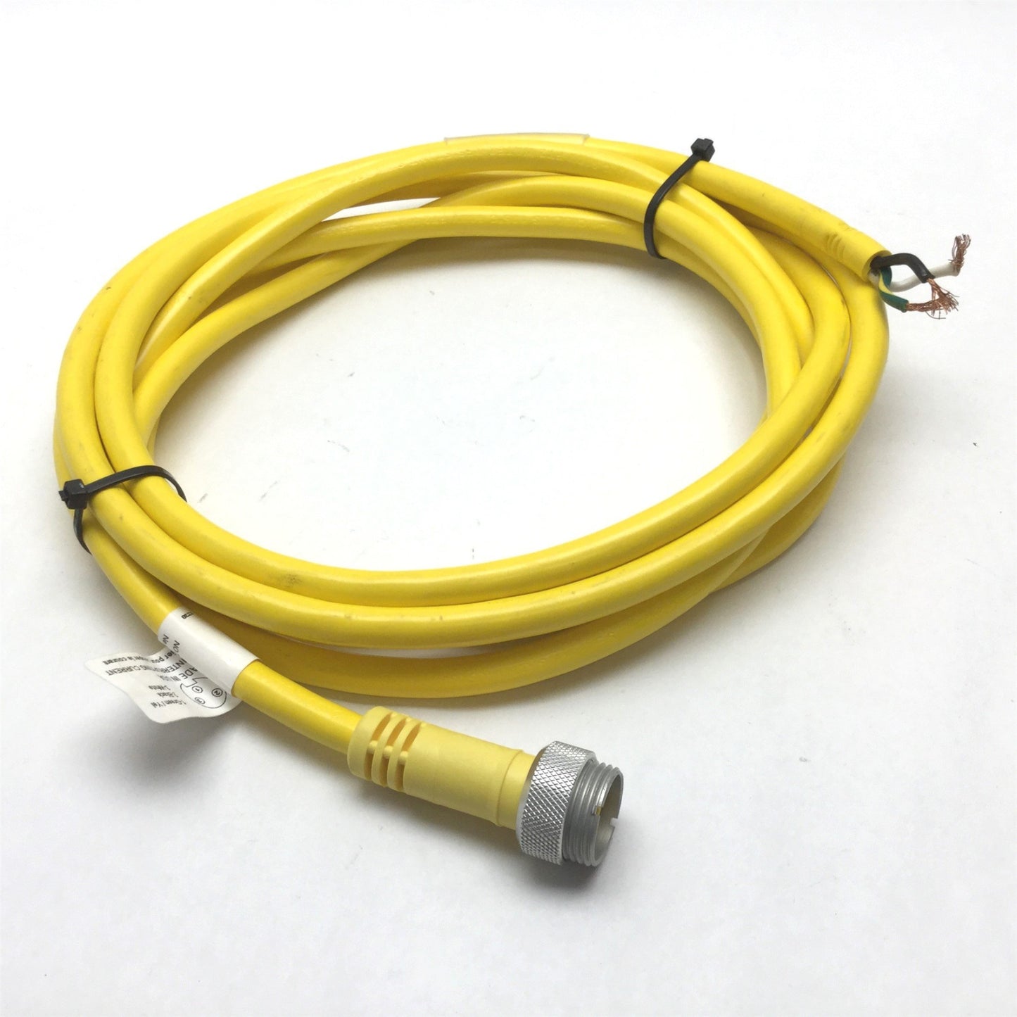 New – Open box Mencom MIN-3FP-12 Sensor Cordset, Length: 12', 3-Pin Female, MIN Size