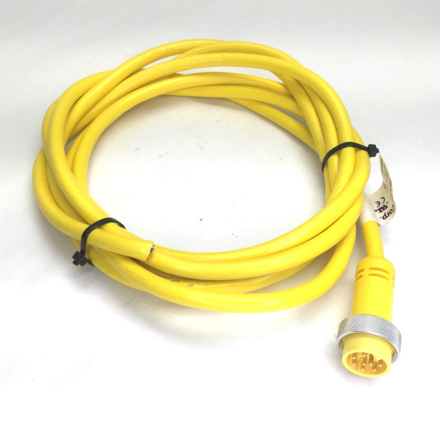 New – Open box Mencom MIN-8MPX-12 Sensor Cordset, MIN Size, Length: 12', 8-Pin Male