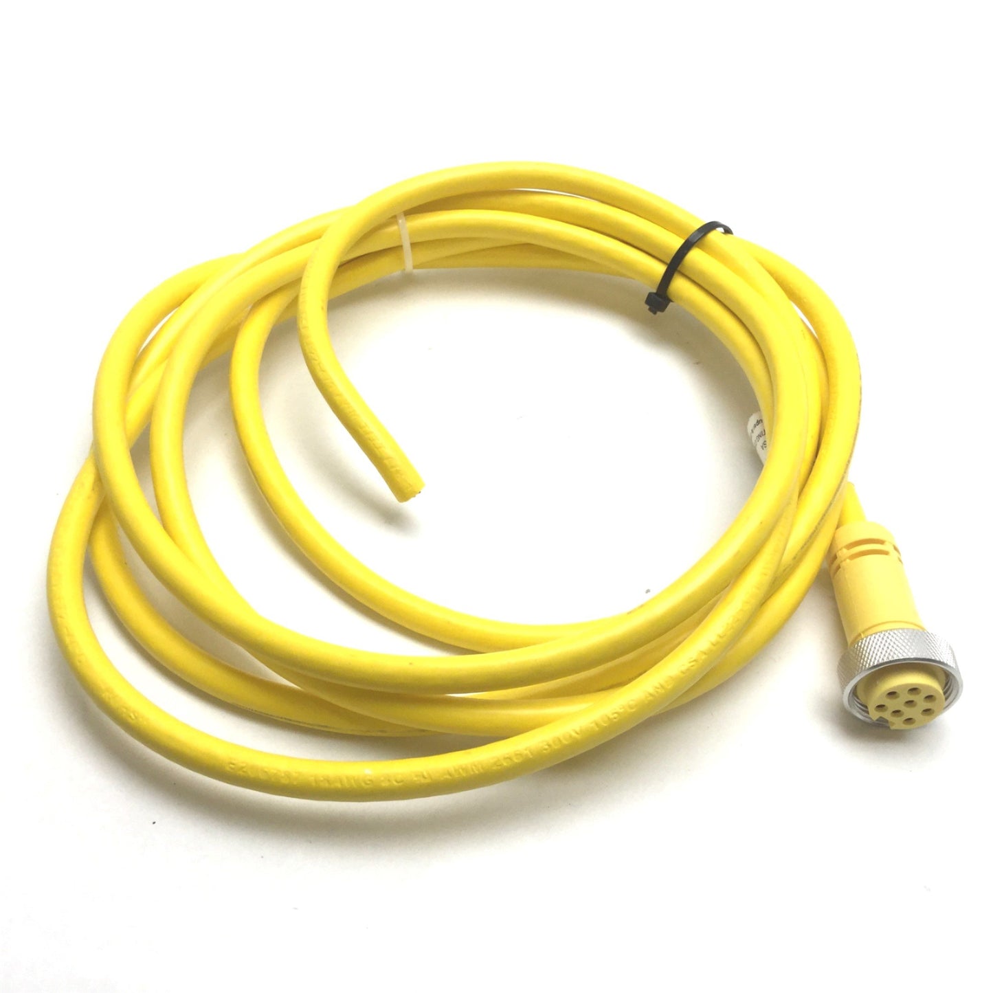 New – Open box Mencom MIN-8FPX-12 Sensor Cordset, Length: 12', 8-Pin Female, MIN Size