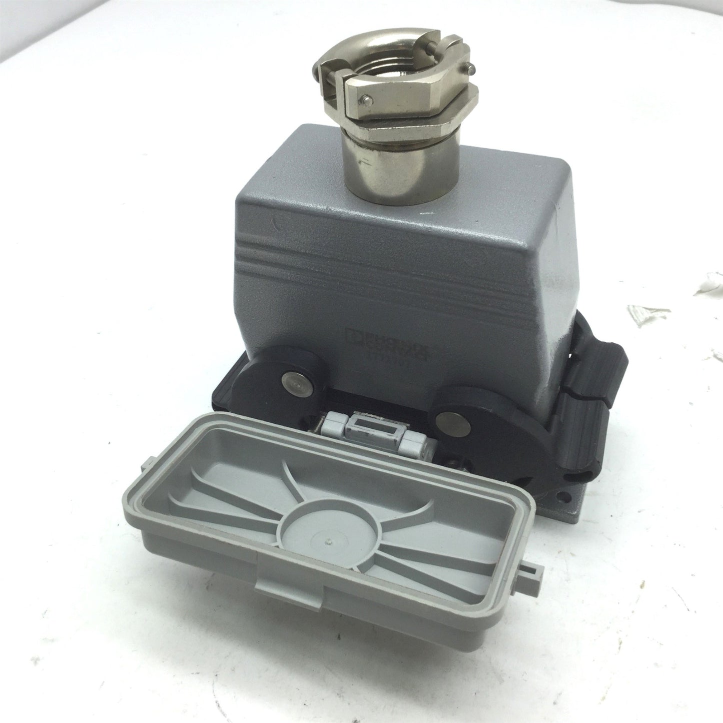 Used Phoenix Contact 1771707 & 1771600 Cast Aluminum Plug Housings Connectors