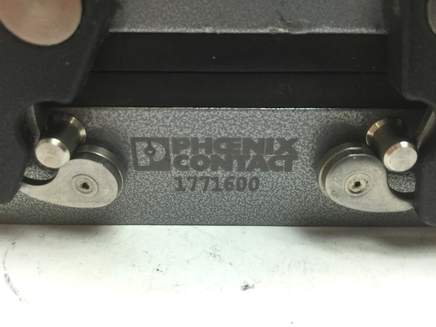 Used Phoenix Contact 1771707 & 1771600 Cast Aluminum Plug Housings Connectors