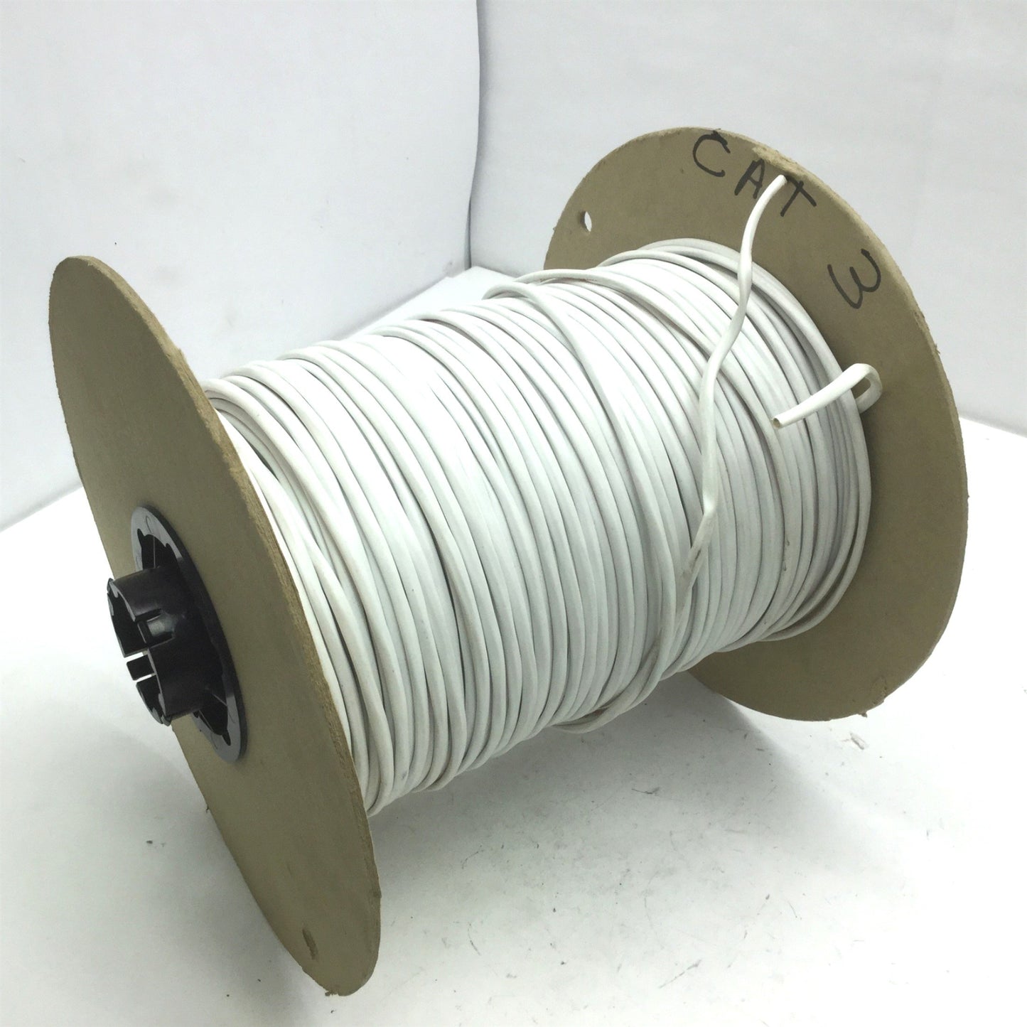 New – Open box General Cable 2131245 Ethernet Cable CAT3 SRPVC/FRPVC 700' White 4-Pairs