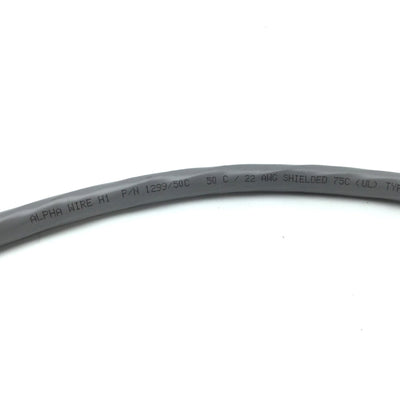 New Alpha Wire 1299/50C Shielded Communication and Control Wire Sold By the Foot