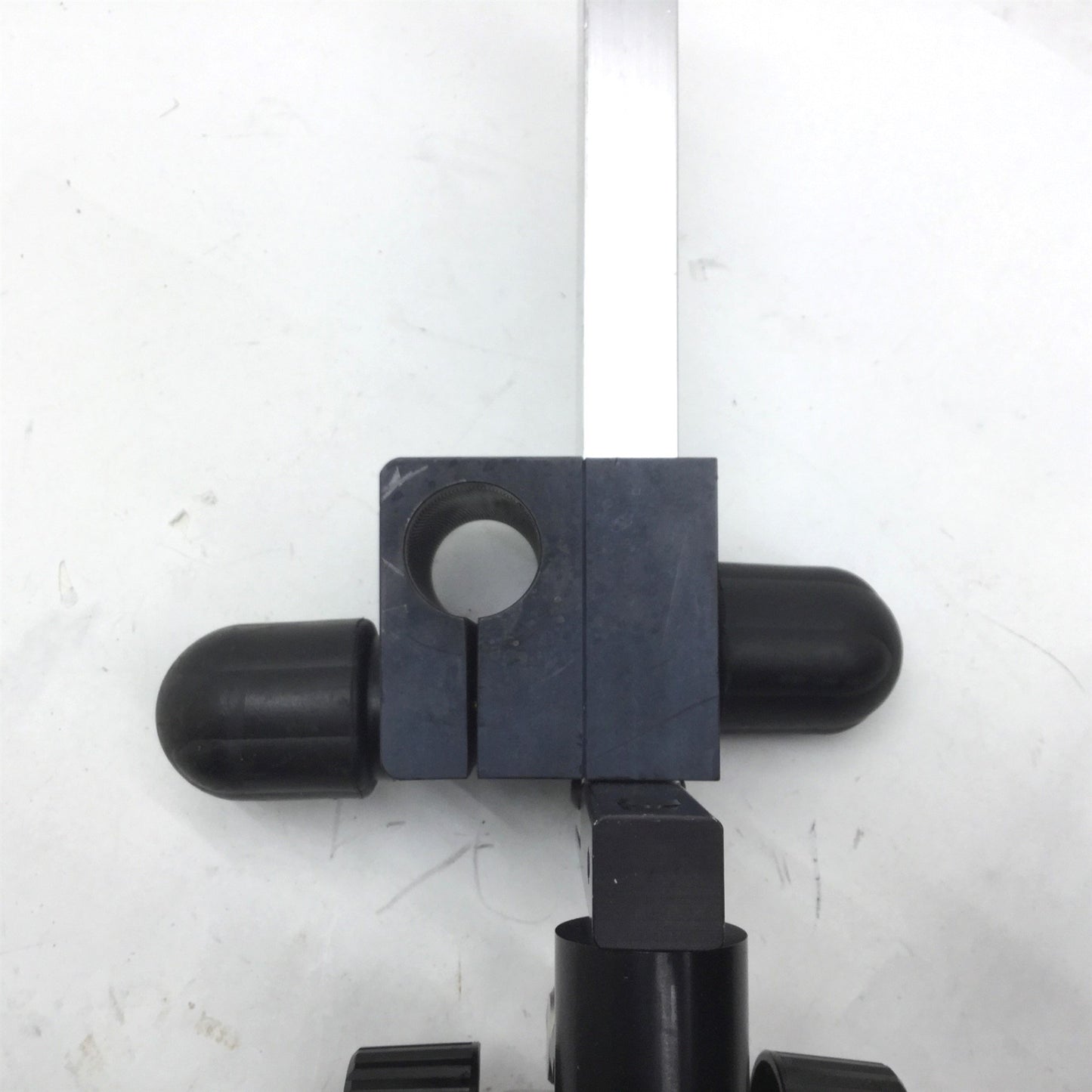 Used Nikon Microscope Adjustable Mounting Focus Ring, Dia: 3" Arm: 10-5/8" Travel: 6"