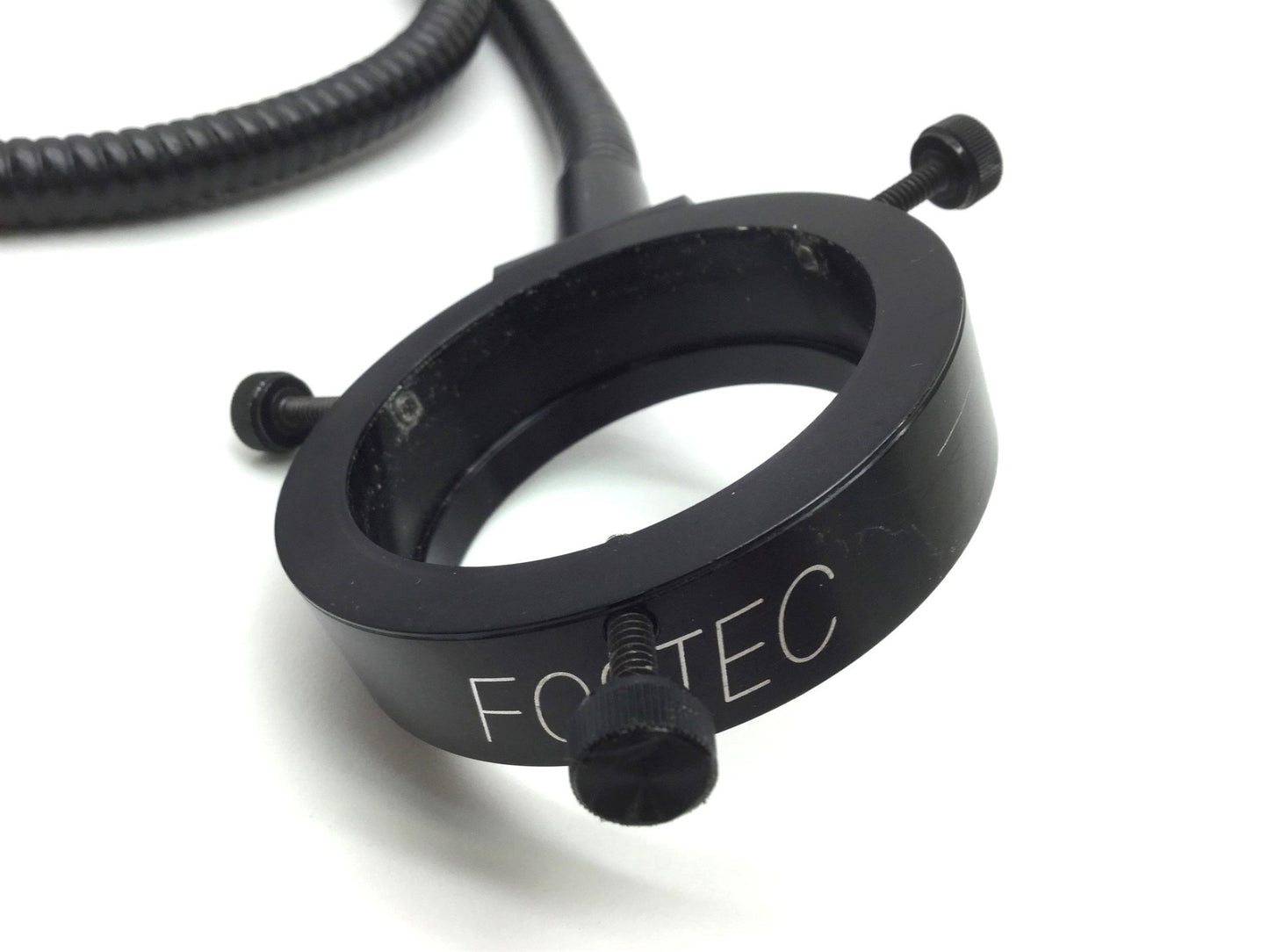 Used Schott Fostec Fiber Optic Light Ring Mount 53mm In: 16mm (15.8mm) 33" 8mm Bundle