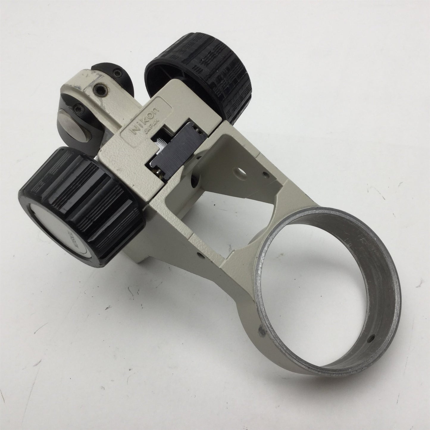 Used Nikon Stereoscope Microscope Adjustable Mounting Focus Ring, Diameter: 76mm/3"