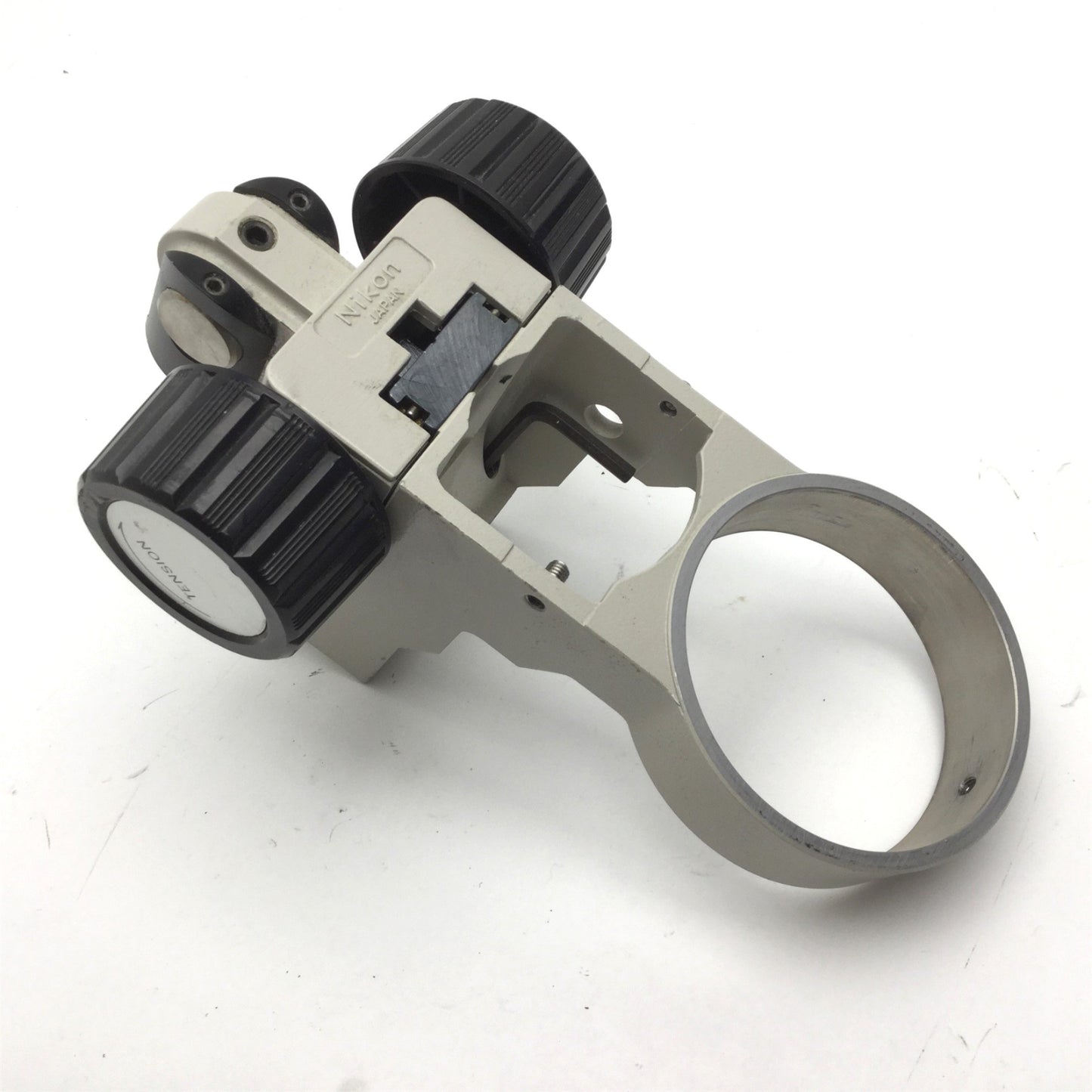 Used Nikon Microscope Adjustable Mounting Focus Ring, Dia: 76mm/3" *Modded Post*