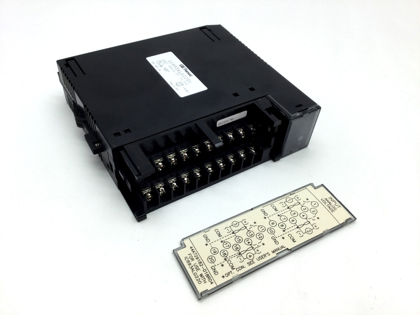 Used GE Fanuc IC693ALG220C PLC Analog Input Module, 4 Points, Voltage: -10 to +10VDC