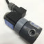 Used Plast-O-Matic EAST2V8W11-PV 2-Way PVC Solenoid Valve, NC, 70psi, 1/4"NPT, 120VAC